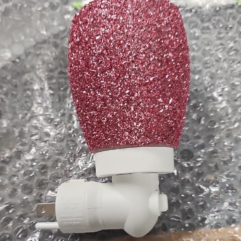 Pink Glitter Night Light